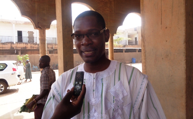 Le chargé de programmes à DIAKONIA-Burkina, Lucien Ouédraogo