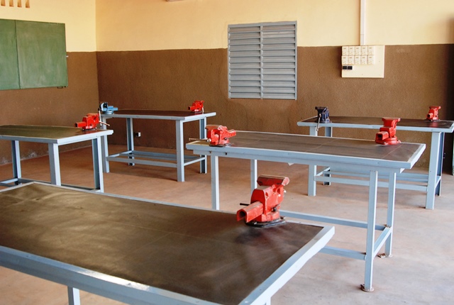 Le nouvel atelier en armement de petit calibre inauguré ce 25 février 2015 © Burkina24