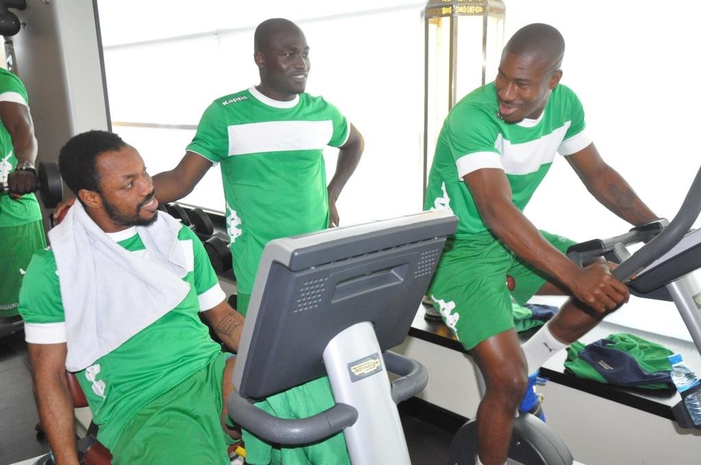 Les Etalons se sont retrouvés en salle de gymnastique à cause du mauvais temps