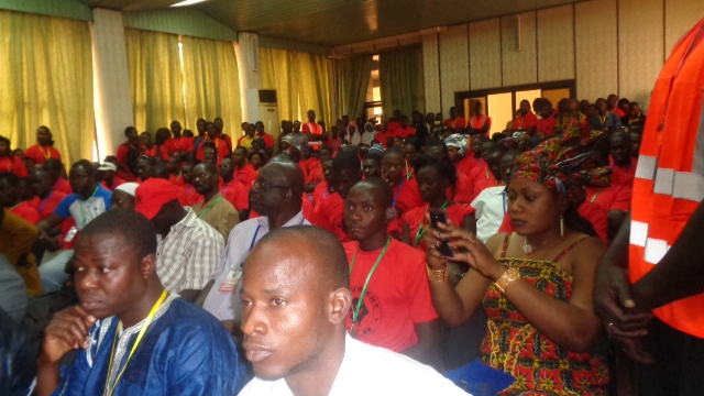 Les militants du CAR mobilisés pour l'occasion © Burkina24