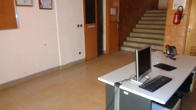 Les bureaux du personnel de l'administration de 2iE étaient vides et les professeurs absents, ce mercredi 4 mars 2015.