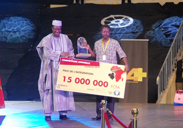 Sékou Traoré, avec "L'Oeil du cyclone", a remporté le prix spécial de l'intégration, le prix Oumarou Ganda et l'Etalon de Bronze