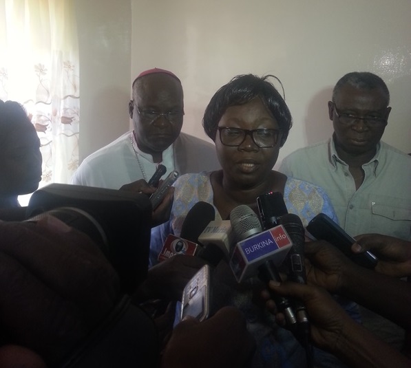 L'ancien président Jean-Baptiste Ouédraogo a aussi reçu la visite de la Commission © DR