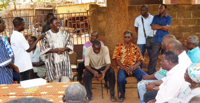 Le Pasteur Ouédraogo Félix a prié pour Roch. (©Burkina24)