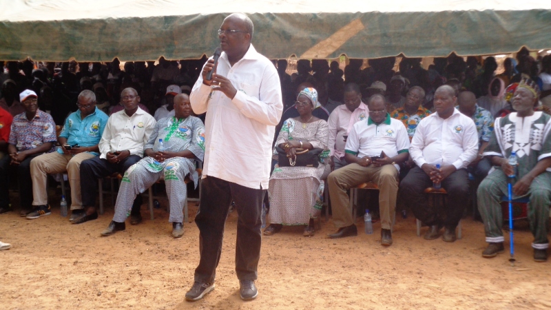 Roch s'est dit satisfait de la mobilisation. (©Burkina24)