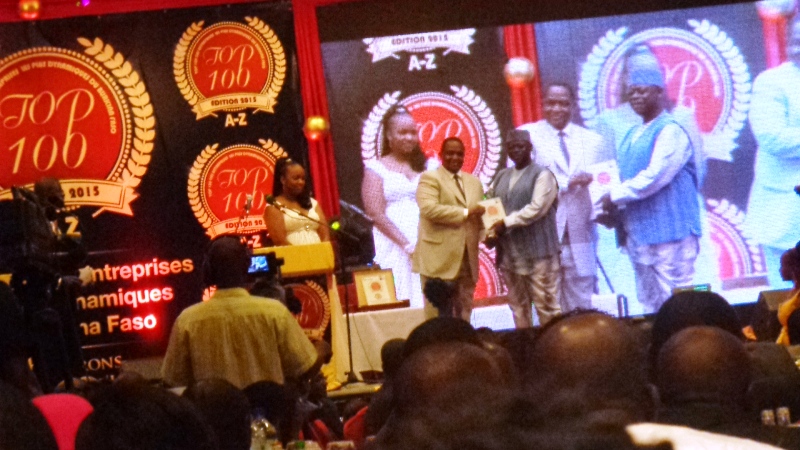 Toutes les entreprises lauréates ont également reçu leurs distinctions lors de cette soirée. (©Burkina24)