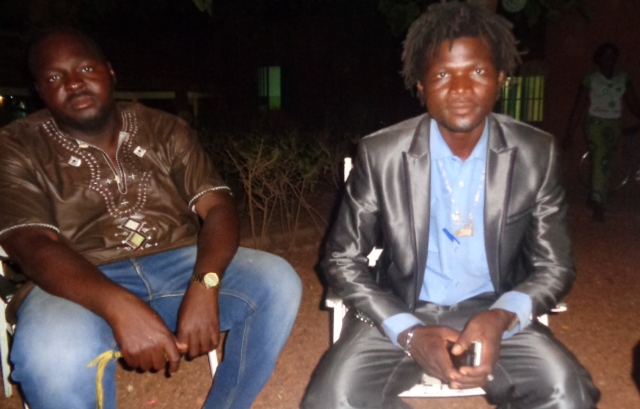 Rasta et son ami Alidou.