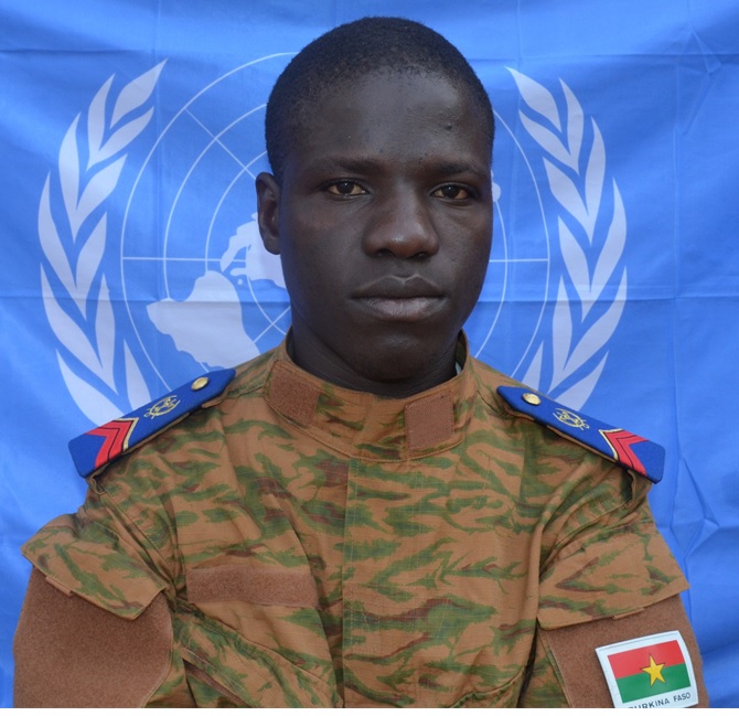 Caporal ILBOUDO Saidou 34 RIA / 3 RM, (nouvelle position RA/GCAS)   