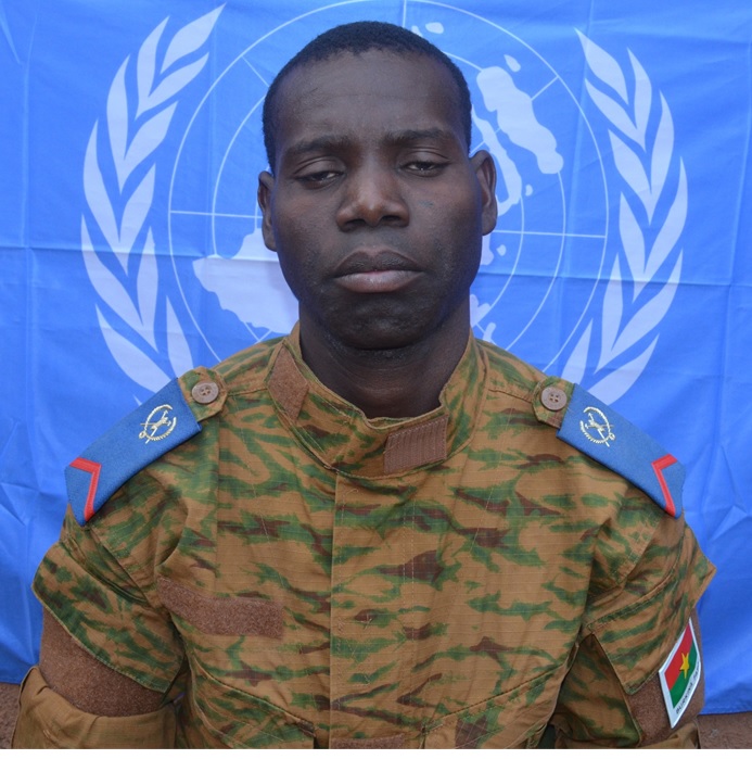 Caporal NAPON Abdou  Racide (1ere classe sur la photo) 24 RIA / 2 RM 