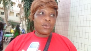 Tiala Kadidia, membre du mouvement citoyen en rouge au Burkina