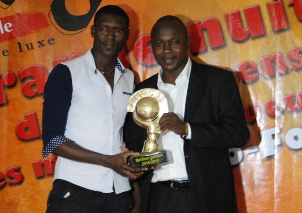Baba Zongo (gauche) est cette année encore le meilleur gardien