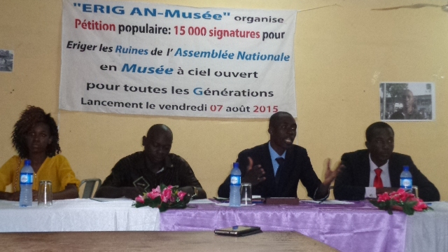 Les animateurs de la conférence de presse