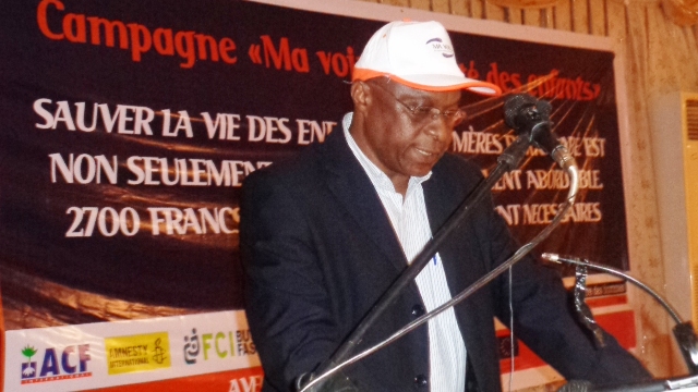 Salifou Konaté, porte-parole de la coalition 