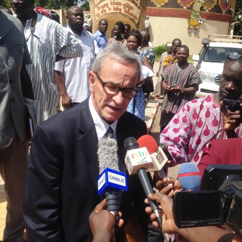 Le Président de l'association "Les Amis du Burkina Faso", Michael J. Lavoie.