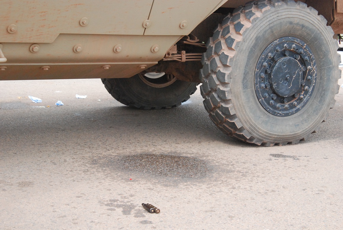 Des douilles de balles au camp Naaba Koom   © Burkina24 
