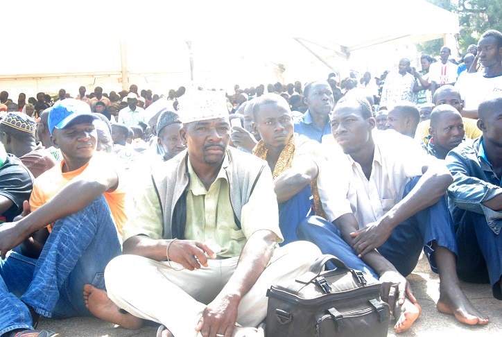 Des parents de victimes à la Place de la Révolution © Burkina24 