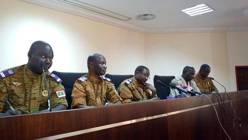 Les animateurs de la conférence de presse © Burkina24 