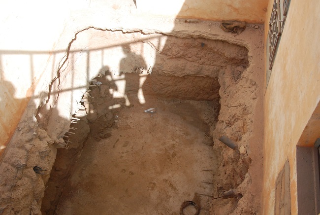 L'excavation de ce trou aurait donné du fil à retordre aux ouvriers