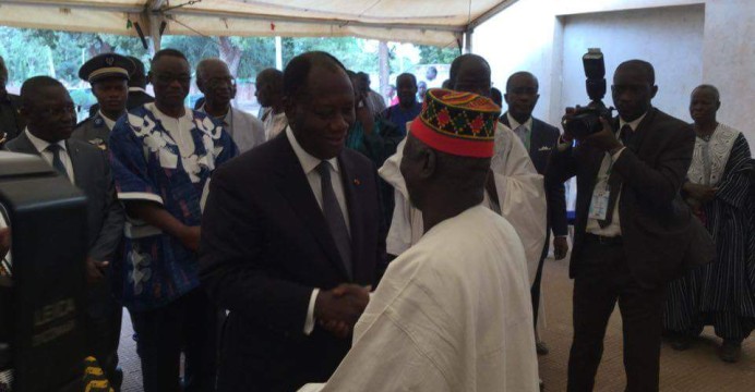 Alassane Ouattara a été reçu par le Mogho Naba