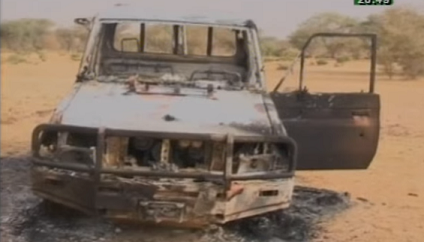 L'état du véhicule après l'attaque