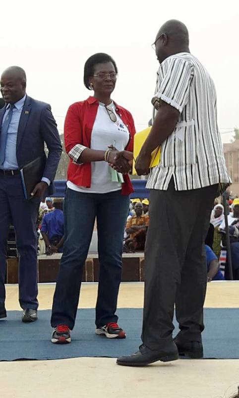 Remise du plaidoyer au ministre de la santé, Smaïla Ouédraogo