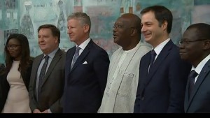 La délégation belge reçue par le Président Kaboré