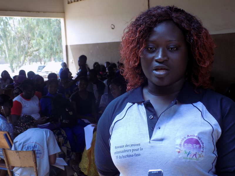 La Présidente du réseau, Géneviève Clémentine Tarnagda (ABBEF)