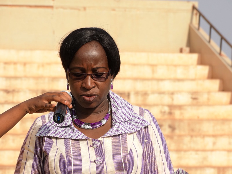 Delphine Ouédraogo, la marraine de la cérémonie