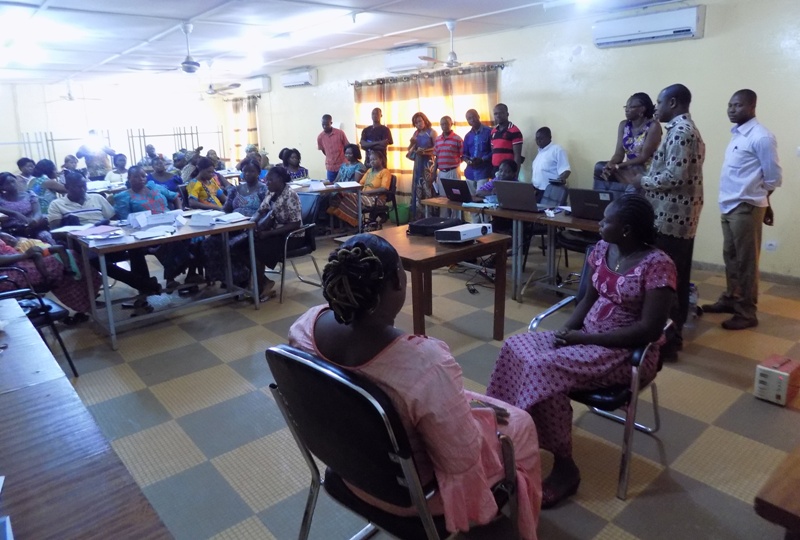 Formation d'agents de santé et animatrices à Dédougou.
