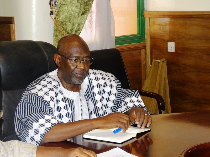 Jacob Ouédraogo, ministre de l'agriculture et des aménagements hydrauliques à l'écoute des femmes rurales. © Burkina24 