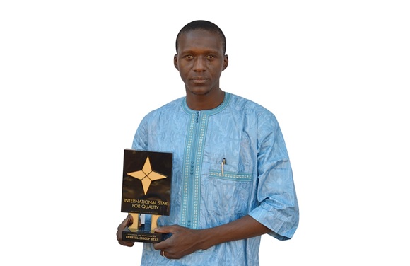 Le trophée International Star for Quality