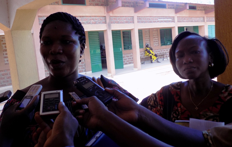 Rufine Kantiono de l’ONG Terre des Hommes.