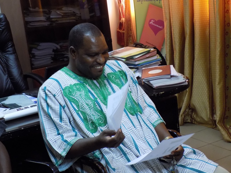 Seydou Barro, le Directeur régional de la santé du Centre-Ouest.