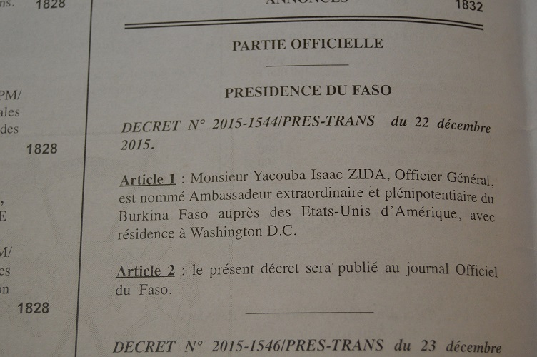 Le décret publié au Journal officiel