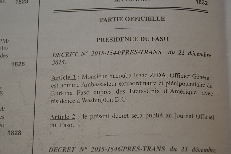 Le décret publié au Journal officiel