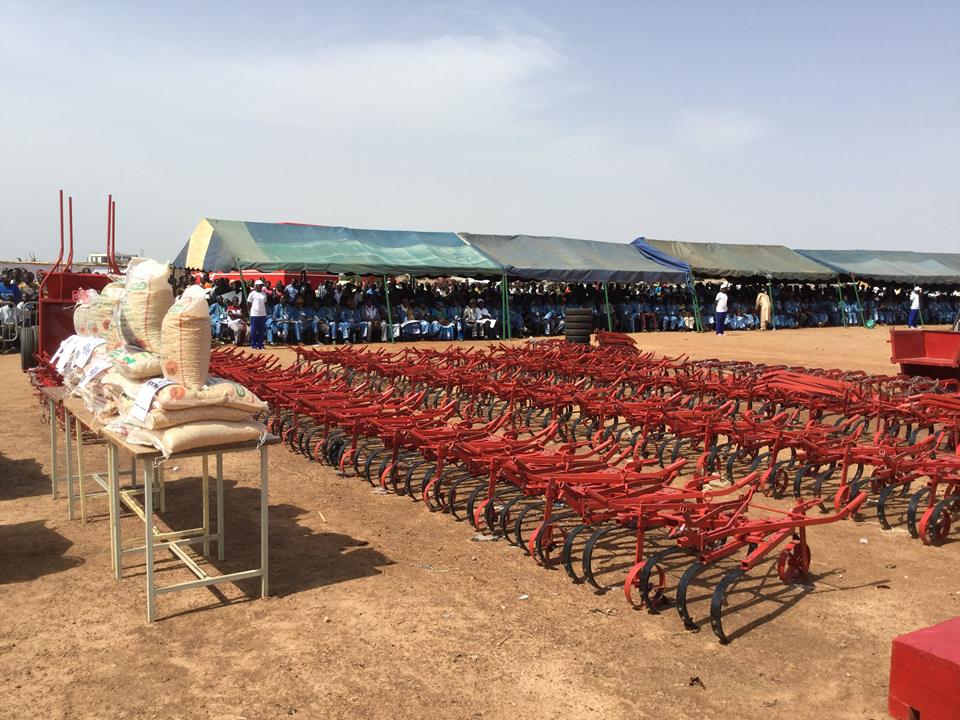 Le Chef de l'Etat  a estimé qu'il y avait de quoi créer des emplois dans l'agriculture -  © Dircom Présidence du Faso