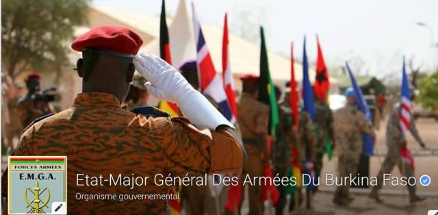La Page Facebook de l'Etat-Major Général des Armées du Burkina Faso (EMGABF) a été certifiée.
