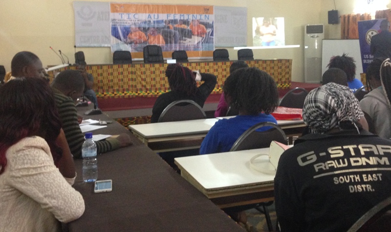 Cérémonie de clôture de la 2e édition de la session de formation aux NTIC et leadership des filles