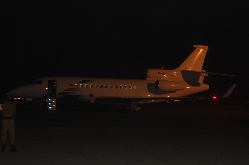 L'avion qui a amené le Président du Faso
