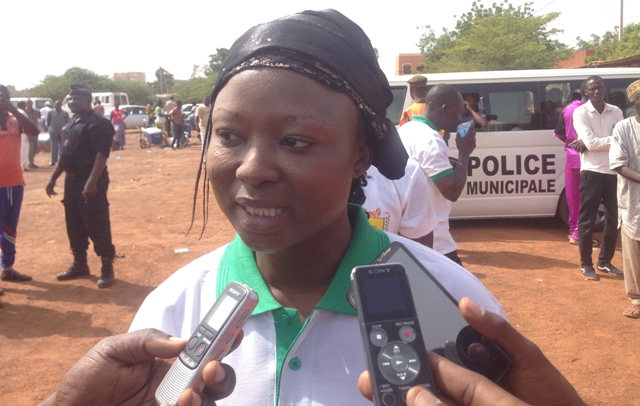 Maire de l'Arrondissement 3 de Ouagadougou, Raïnatou Ouédraogo née Sawadogo.