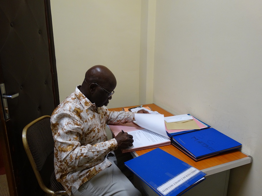 La journée de travail vient de commencer