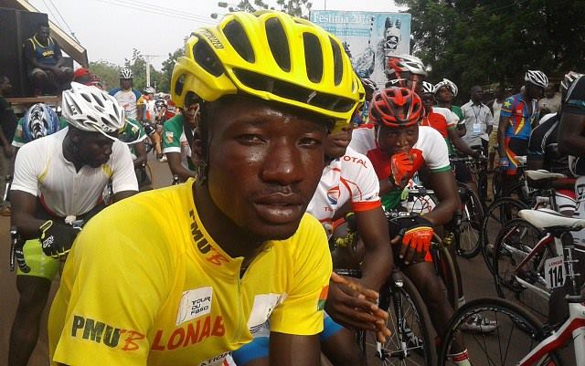 Harouna Ilbdouo a remporté le maillot jaune du Tour du Faso 2016 - © RTB Télé