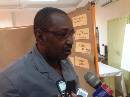 Idrissa Djibrilla, Secrétaire général de la Confédération démocratique des travailleurs du Niger (CDTN).