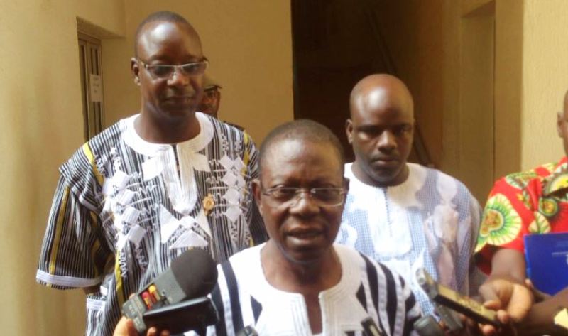 Le Président de la Haute Cour de justice, Mathieu B. Ouédraogo.