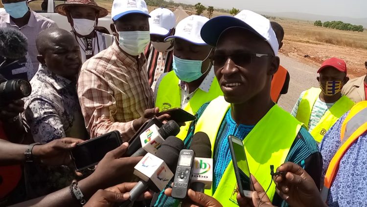 Le DG de l’Agence des travaux d’infrastructures du Burkina (AGETIB) Mathieux Lompo