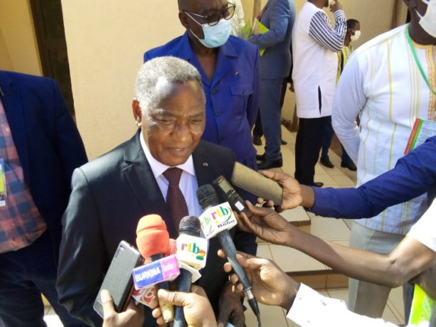 Le President de la CCI/BF des Hauts-Bassins Lassiné Diawara