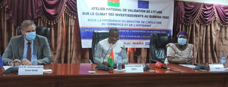 atelier de validation d’une étude sur le climat des investissements au Burkina Faso