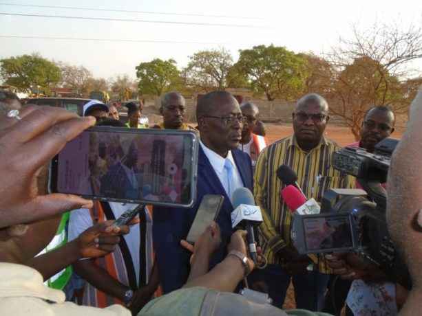 Pour le gouverneur de la région de l’Est, Saïdou Sanou, la question du bitumage de la route Gounghin-Fada-frontière du Niger est un acquis