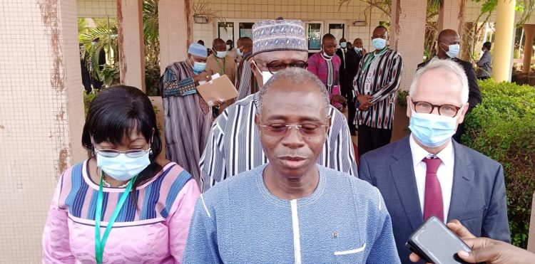 le ministre en charge de l’administration et de la décentralisation, Clément Pengdwendé Sawadogo