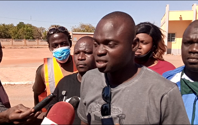 Le porte-parole du mouvement, Wendpagnangdé Simporé